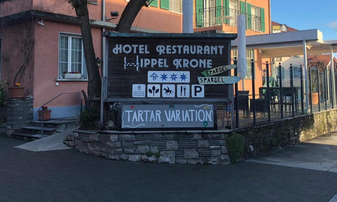 Hotel Hippel Krone Kerzers Eksteriør billede